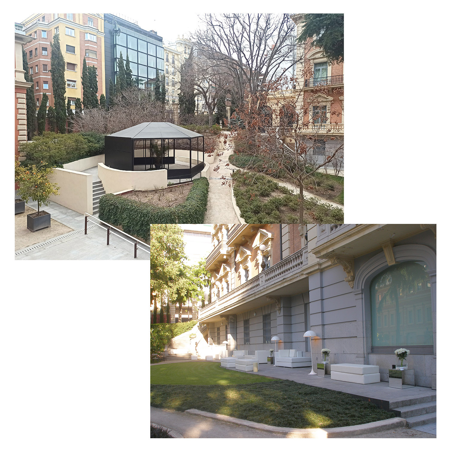 Rotonda del jardín. Museo Lázaro Galdiano. Espacios para eventos
