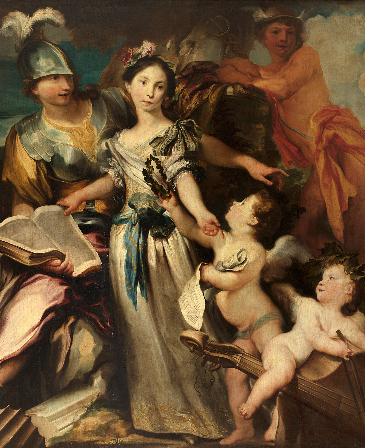 Alegoría o Concordia entre las Artes. Gregorio de Ferrari