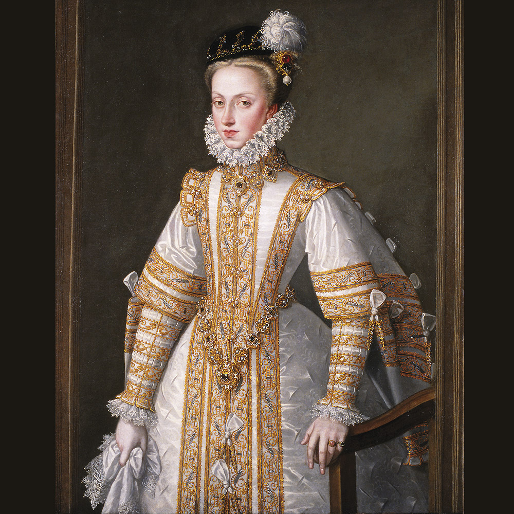 Alonso Sánchez Coello: Ana de Austria (1571). Museo Lázaro Galdiano