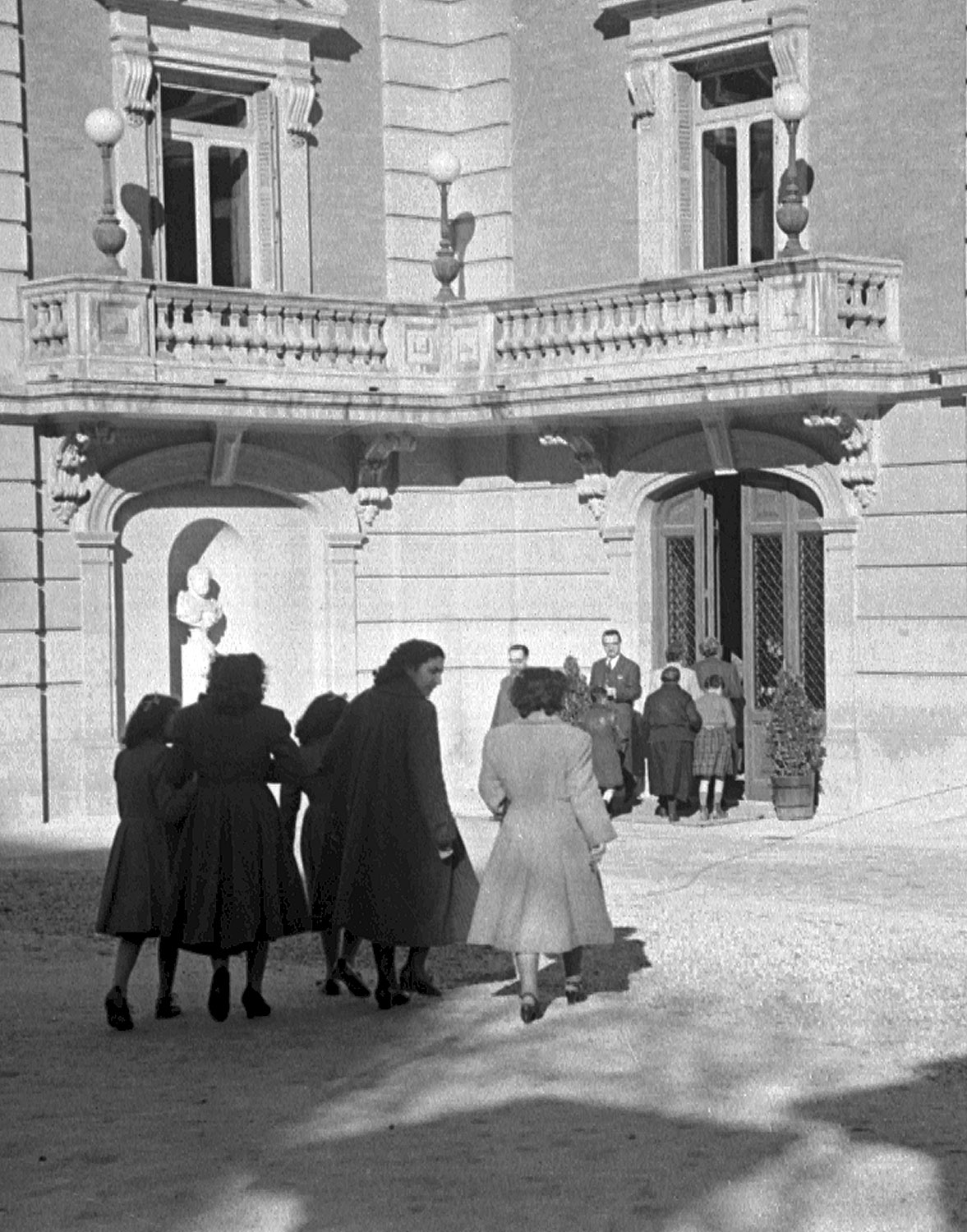 Imagen de la inauguración del Museo Lázaro Galdiano en 1951