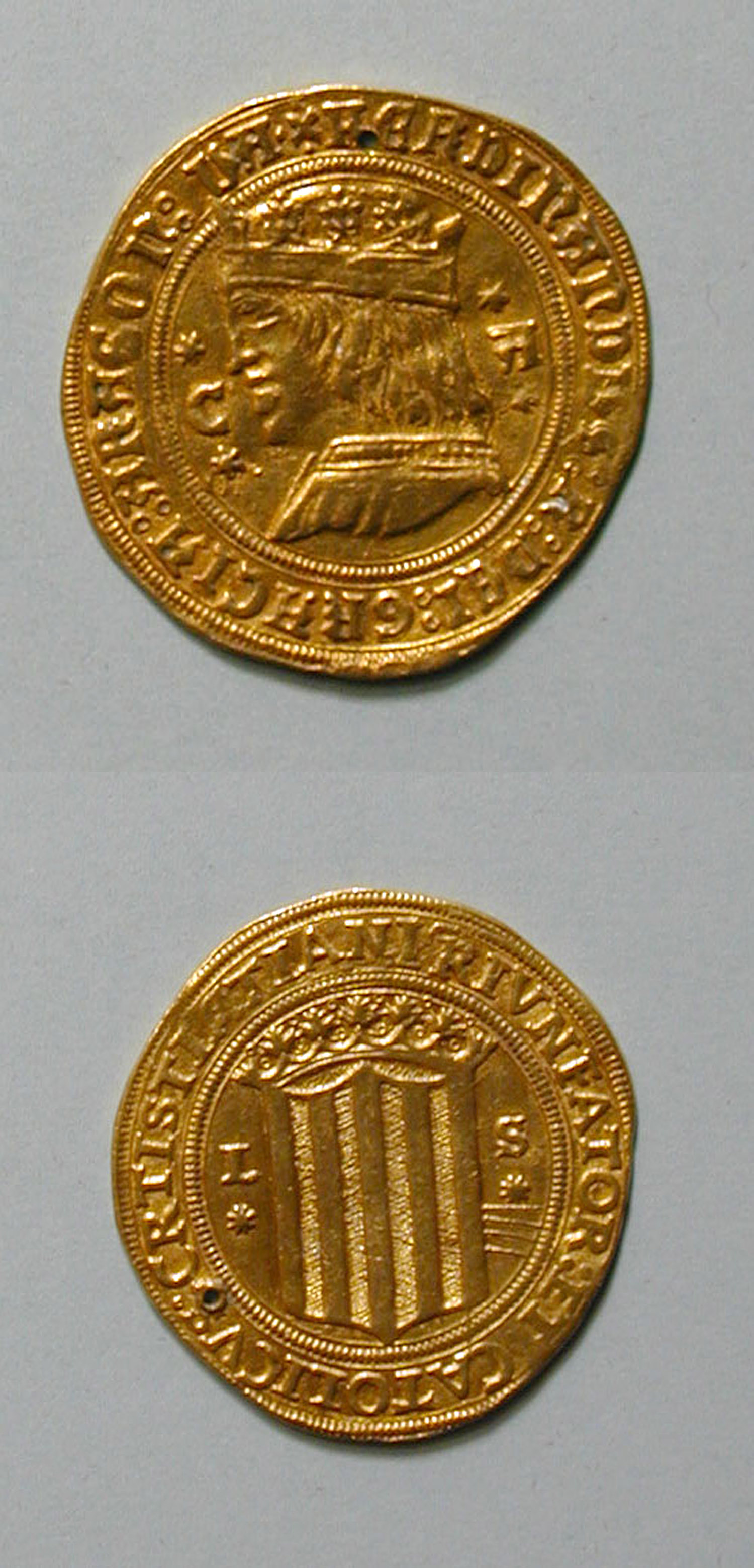 CUÁDRUPLE DUCADO DE FERNANDO II DE ARAGÓN