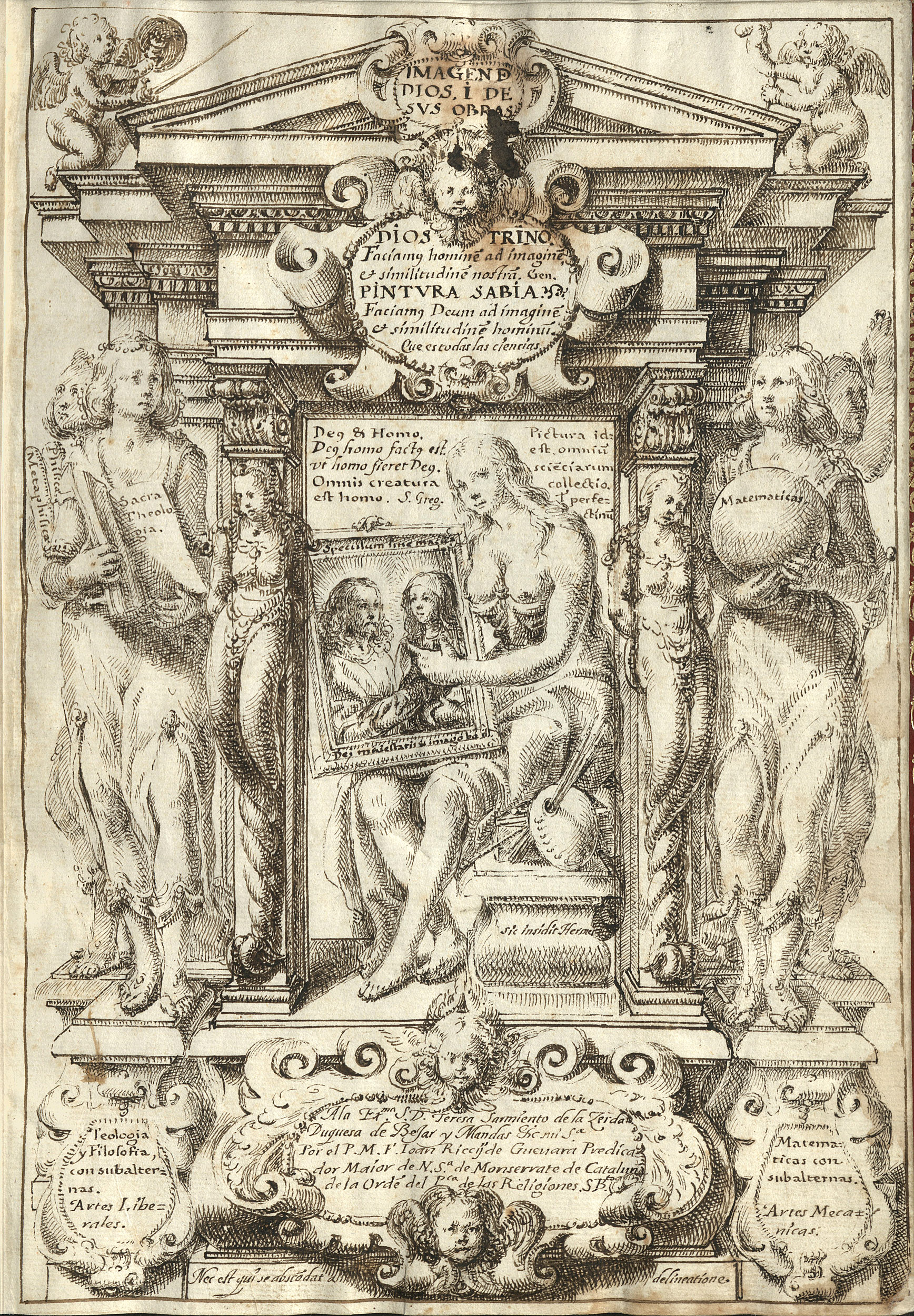 JUAN ANDRÉS RICCI DE GUEVARA (O. S. B.): Pintura Sabia