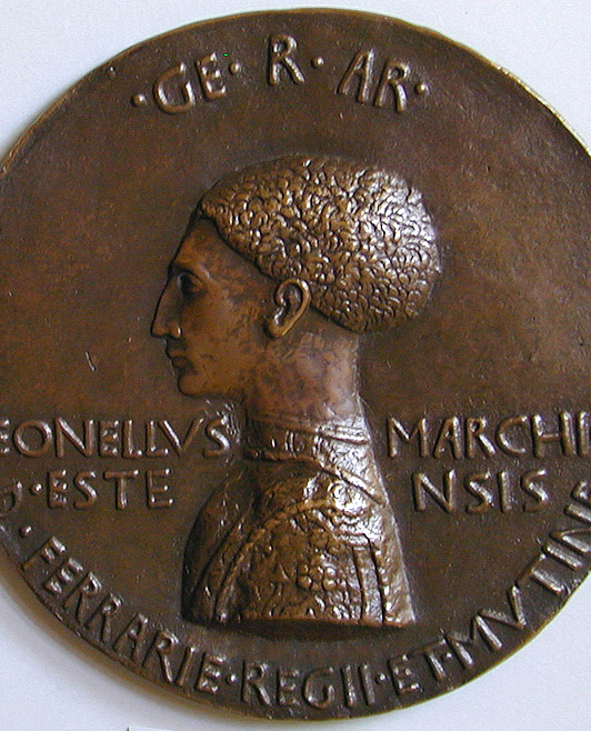 ANTONIO DI PUCCIO, PISANELLO: Lionello d`Este (detalle)