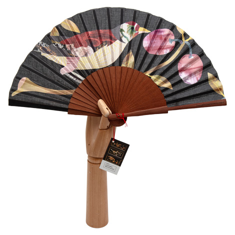 Abanico con detalle de escritorio florentino