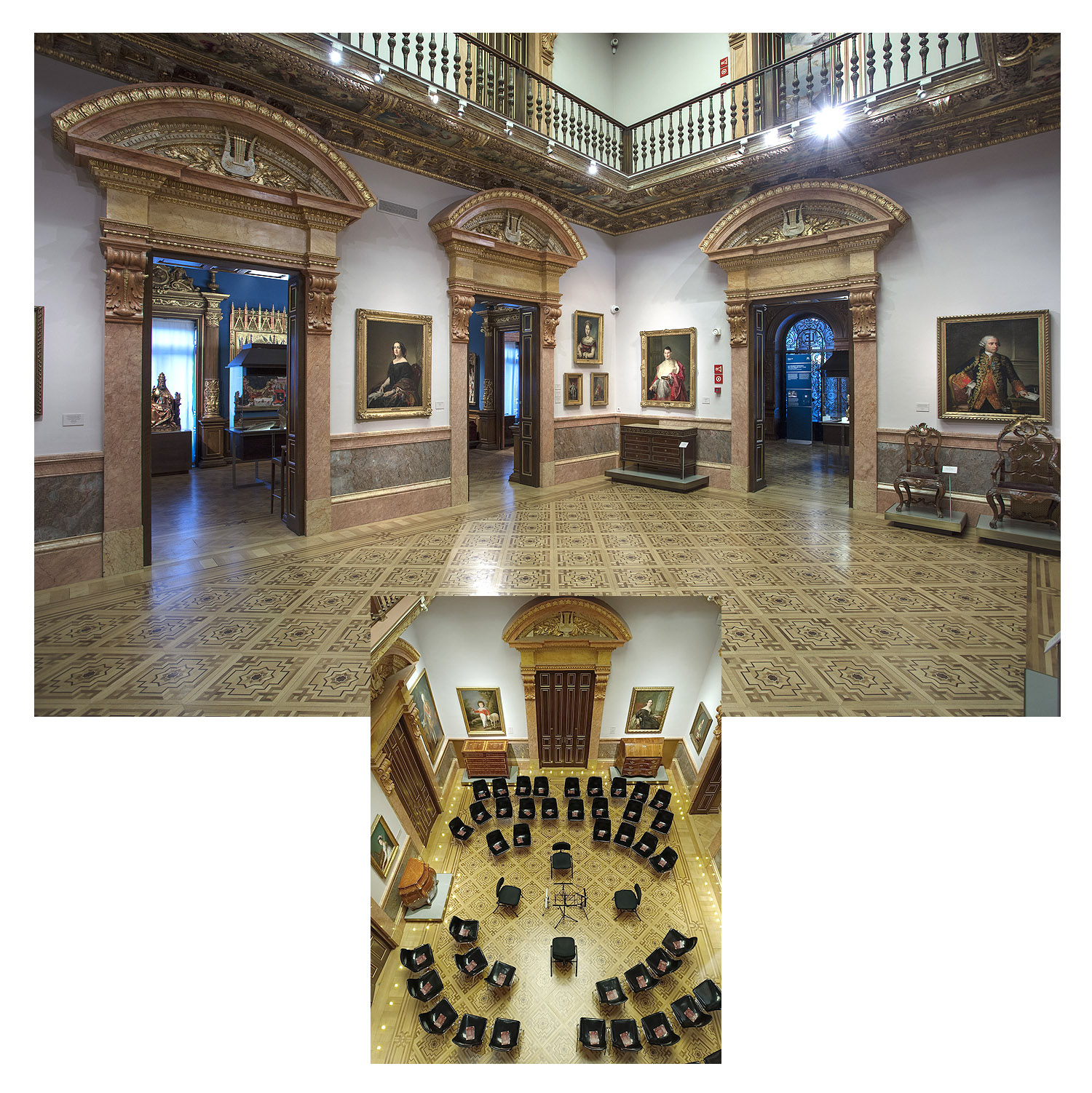 Salón de baile del Museo Lázaro Galdiano. Espacio para eventos