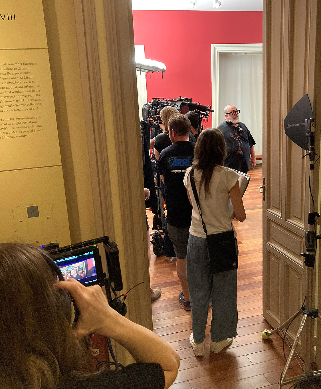 Rodaje de cine en el Museo Lázaro Galdiano