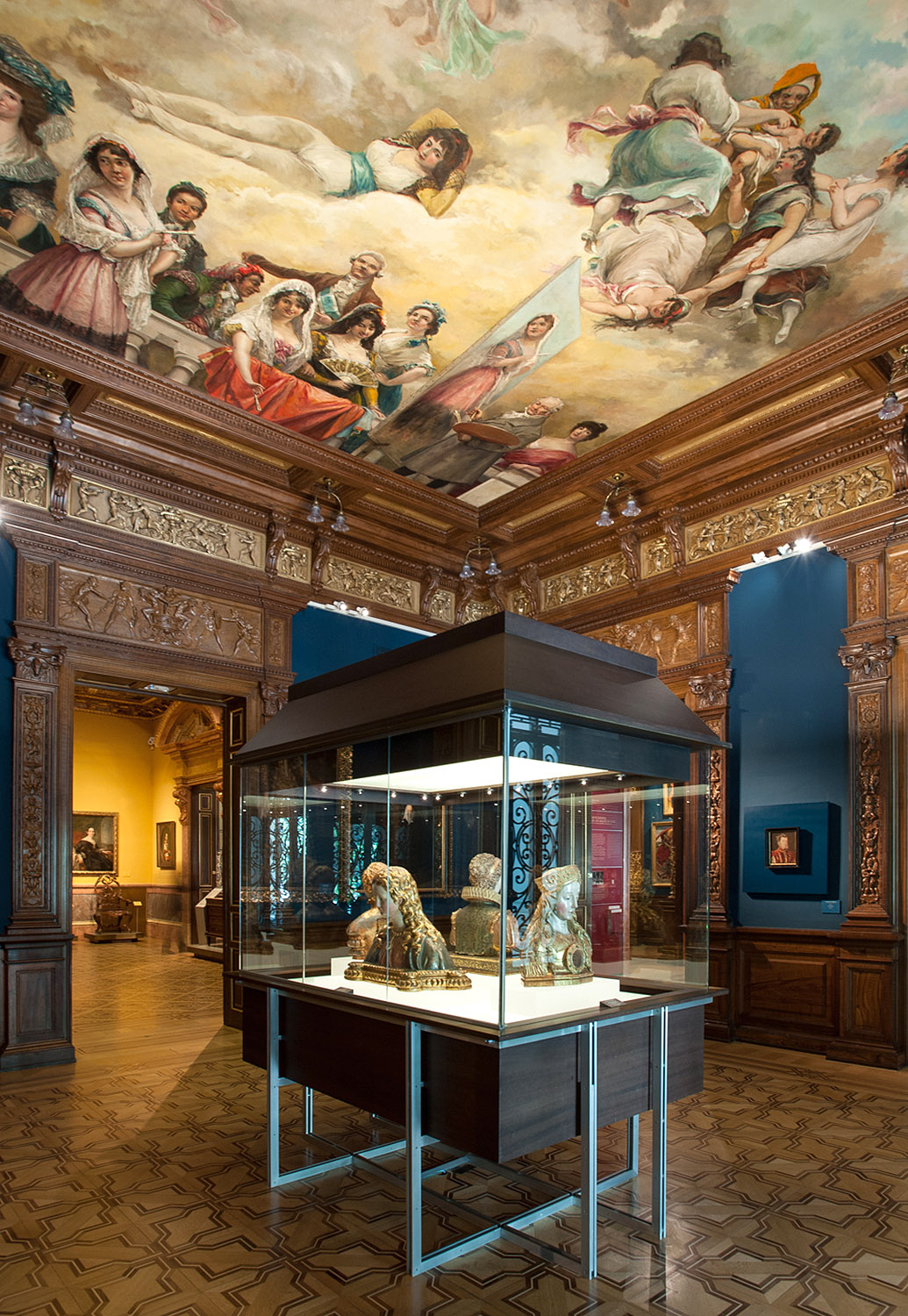 Techo homenaje a Francisco de Goya. Museo Lázaro Galdiano