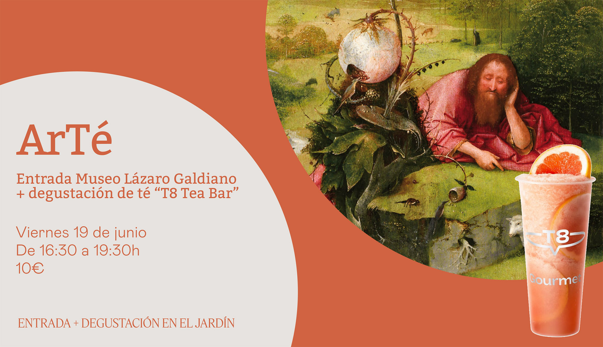 ArTé. Entrada al Museo + degustación de té en el jardín