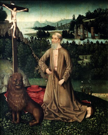 San Jerónimo en el desierto