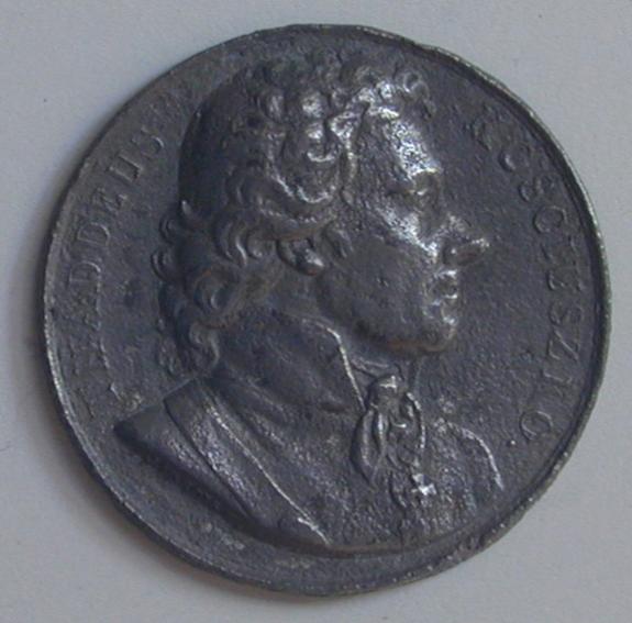 Prueba de anverso de la medalla de Thaddeus Kosciuszko