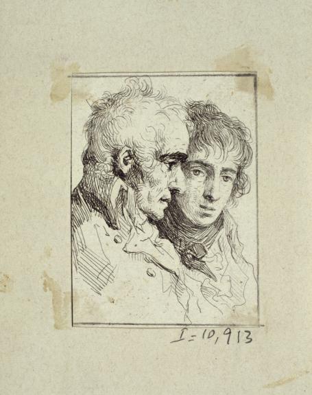 Retrato de una pareja de hombres