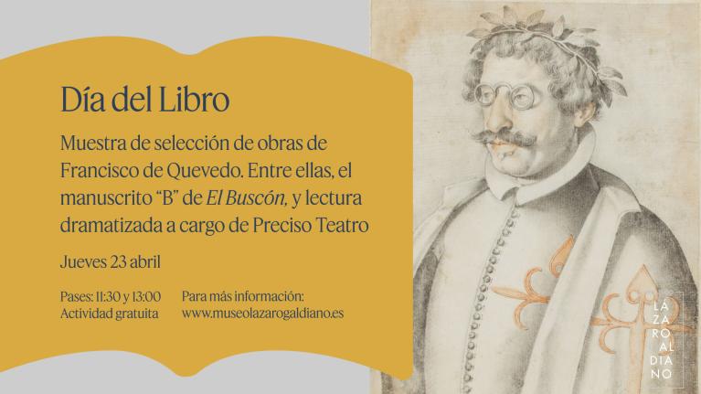 Día del Libro 2026. Muestra de obras de Quevedo