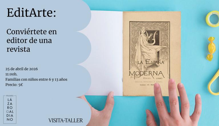 Taller EDITARTE. CONVIÉRTETE EN EDITOR DE UNA REVISTA