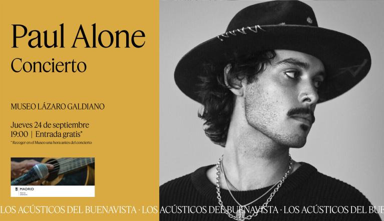 Concierto de Paul Alone en el Museo Lázaro Galdiano. Los Acústicos del Buenavista
